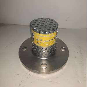 شیرآلات صنعتی اتصالات یزدی صافی یکسر فلنچ توری استیل